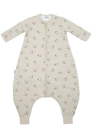 Meyco Baby Winter Sleep Overall Jumper With Sleeves Penguin - Soft Sand - 92cm - Mari Kali Stores Cyprus