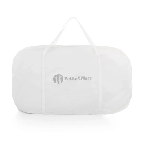 Petite&Mars Bedside crib Glory with swing function 2in1