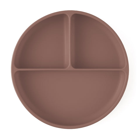Silicone divided plate round Take&Match 6m+