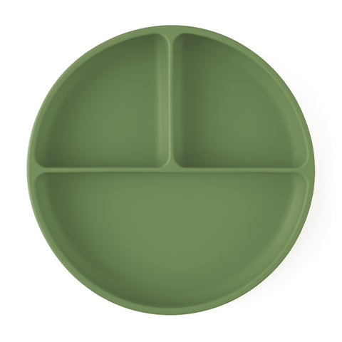 Silicone divided plate round Take&Match 6m+