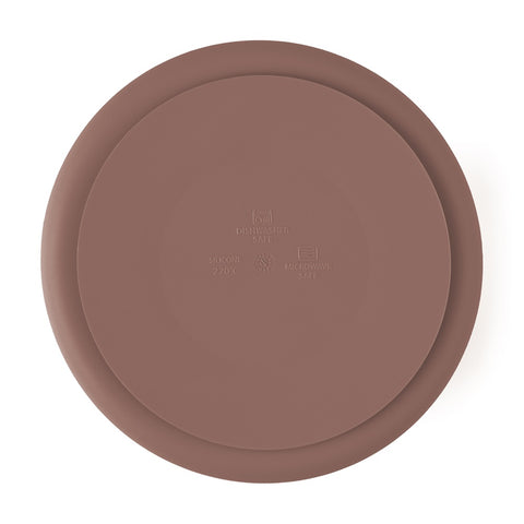 Silicone divided plate round Take&Match 6m+