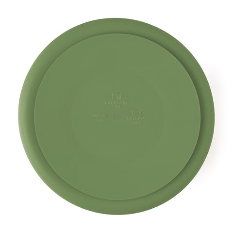 Silicone divided plate round Take&Match 6m+