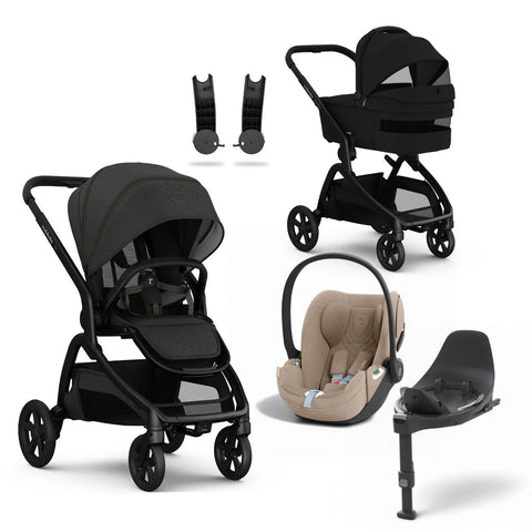 Redsbaby Onix Travel System Bundle – Bassinet, CYBEX Cloud T & Isofix Base
