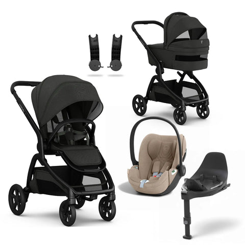 Redsbaby Onix Travel System Bundle – Bassinet, CYBEX Cloud T & Isofix Base