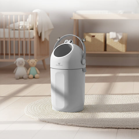 Cangaroo Nubbi white hygiene basket