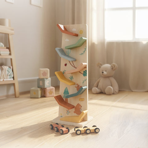 Wooden Race Track Speed Car W04E475