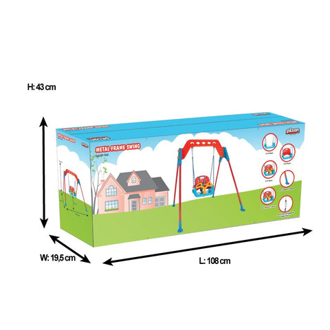 Cangaroo Metal frame swing red