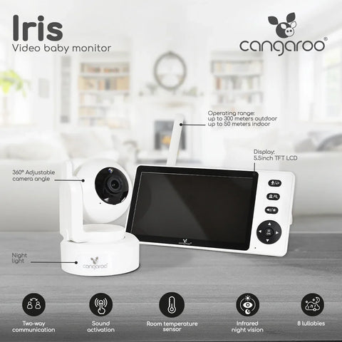 Cangaroo Video Baby Monitor Iris