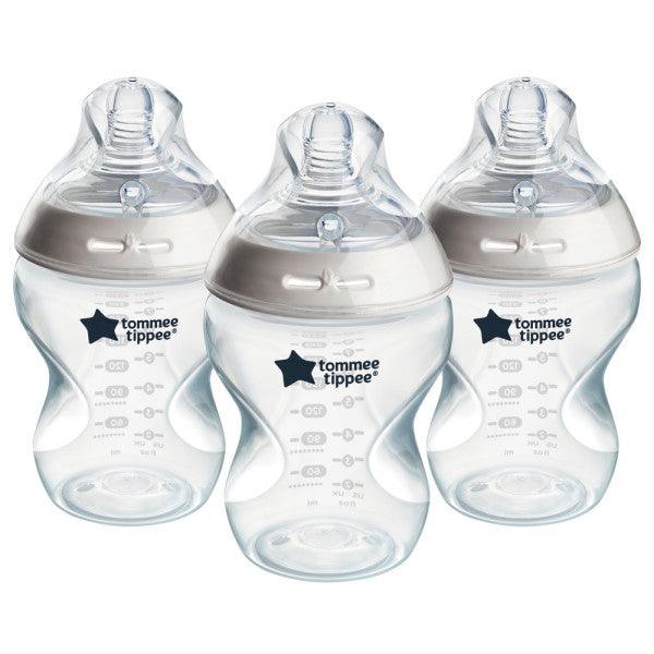 Tommee Tippee Natural Start Anti-Colic Baby Bottles 260ml, 0m+ Pack of 3 - Mari Kali Stores Cyprus