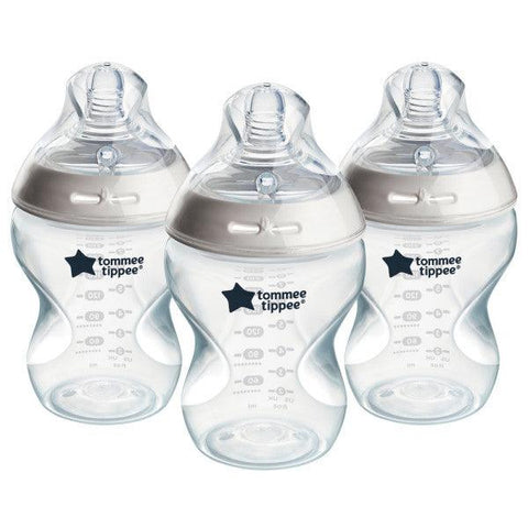 Tommee Tippee Natural Start Anti-Colic Baby Bottles 260ml, 0m+ Pack of 3 - Mari Kali Stores Cyprus