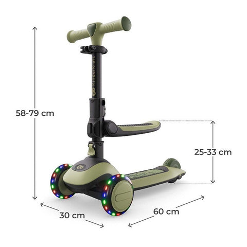 Kinderkraft HALLEY 2 Scooter with LED Wheels