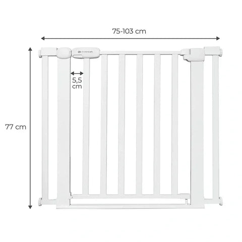 KinderKraft Child Safety Stair Gate LOCK&GO