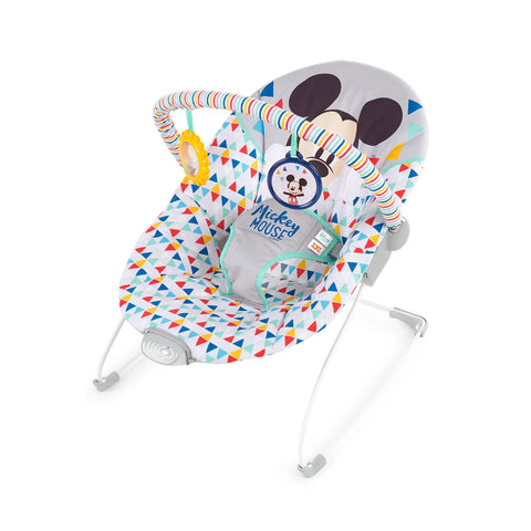 Bright Starts Disney Baby Mickey Mouse Happy Triangles Vibrating Bouncer