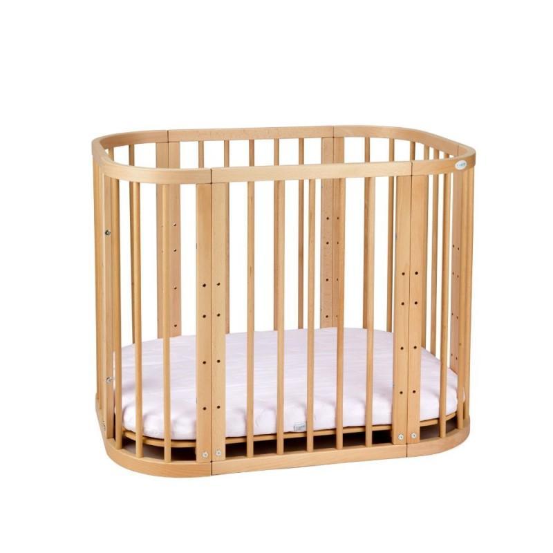 Waldin New 5in1 baby bed with cradle NATURAL - Mari Kali Stores Cyprus
