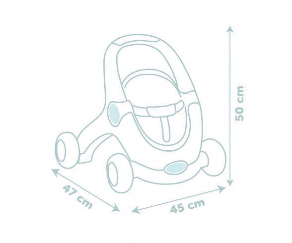 Smoby LS Baby Walker 3 in 1 + Baby Doll - Mari Kali Stores Cyprus
