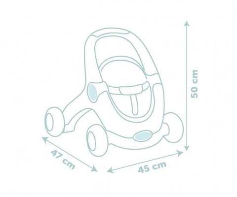 Smoby LS Baby Walker 3 in 1 + Baby Doll - Mari Kali Stores Cyprus