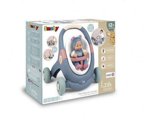 Smoby LS Baby Walker 3 in 1 + Baby Doll - Mari Kali Stores Cyprus