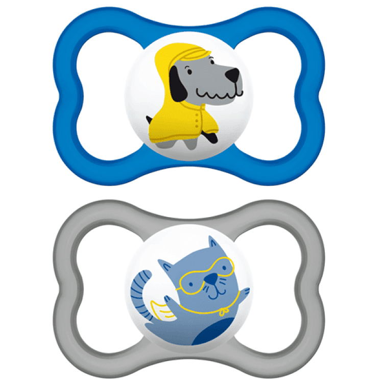 MAM - MAM air silicone soother 6-16m 2-pcs - Mari Kali Stores Cyprus