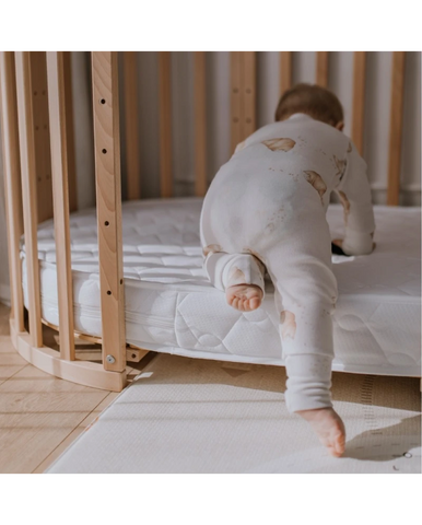 Waldin Mattress with coconut insert for OVAL 7 in 1  Crib - Large