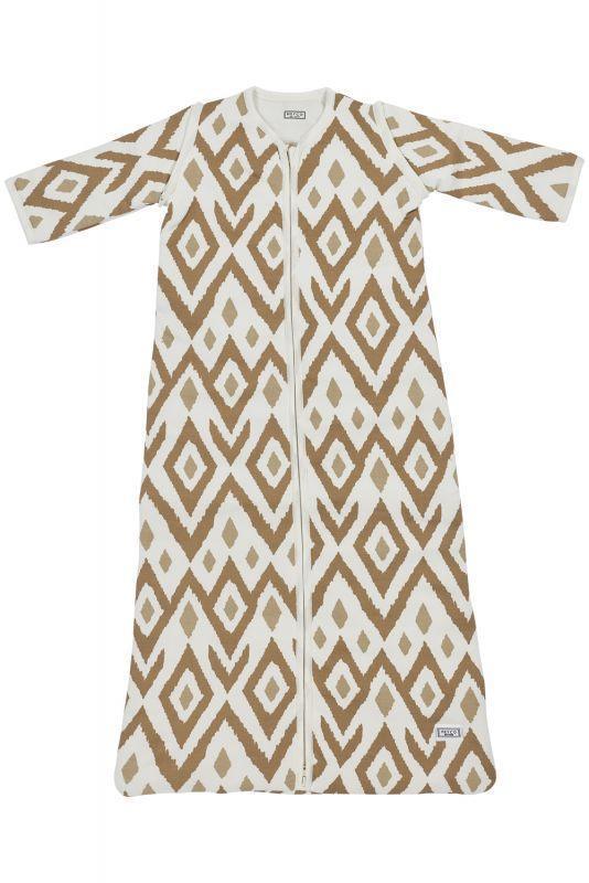Meyco - Baby Sleeping Bag, Detachable Sleeve Lined Ikat Sand - 70cm - Mari Kali Stores Cyprus
