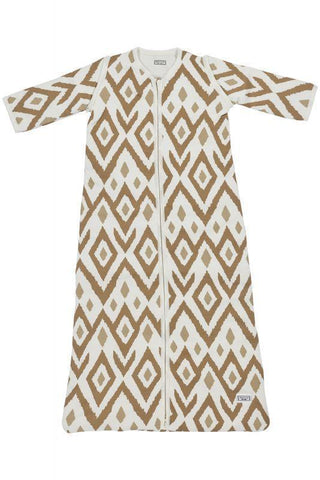 Meyco - Baby Sleeping Bag, Detachable Sleeve Lined Ikat Sand - 70cm - Mari Kali Stores Cyprus