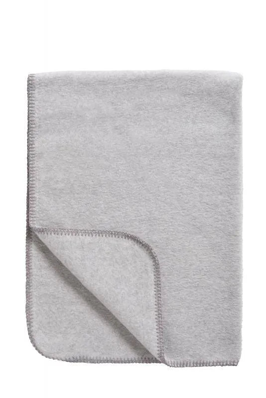 Meyco - Crib Blanket Uni - Grey Melange - 75x100cm - Mari Kali Stores Cyprus