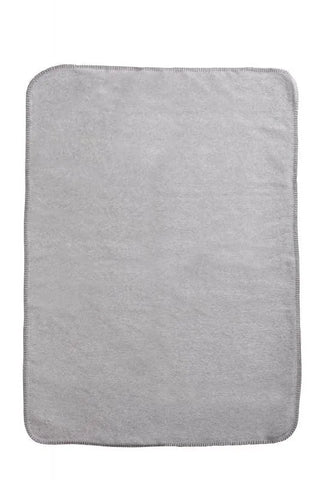 Meyco - Crib Blanket Uni - Grey Melange - 75x100cm - Mari Kali Stores Cyprus