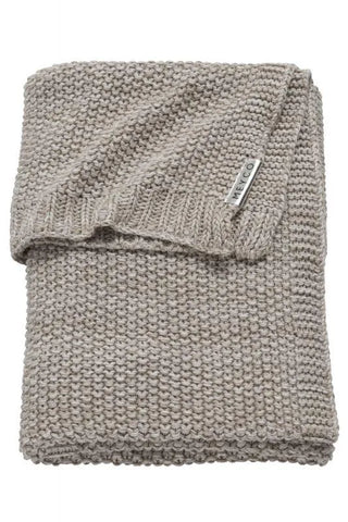 Meyco - Meyco Crib Blanket Relief Mixed - Sand - 75x100cm - Mari Kali Stores Cyprus