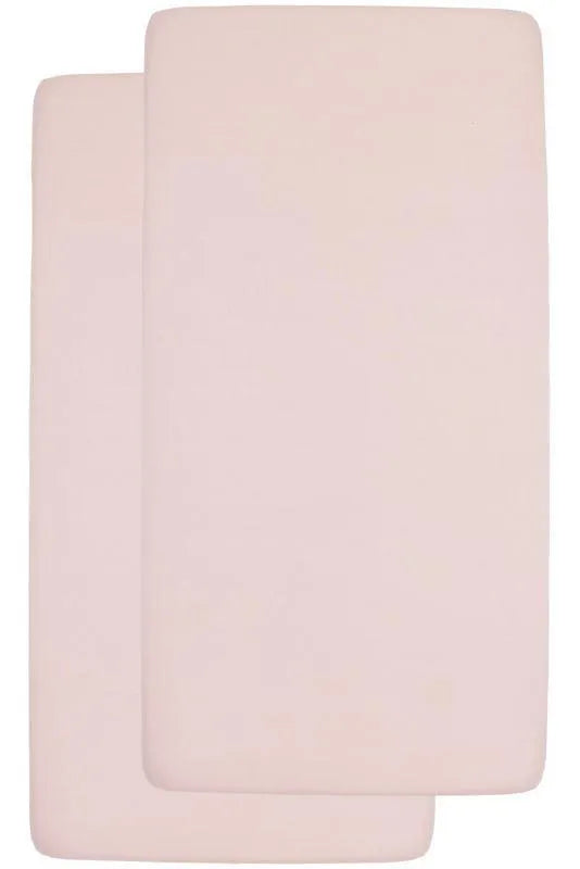 Meyco - Meyco Jersey Fitted Sheet 2-Pack - Soft Pink - 60x120 cm - Mari Kali Stores Cyprus