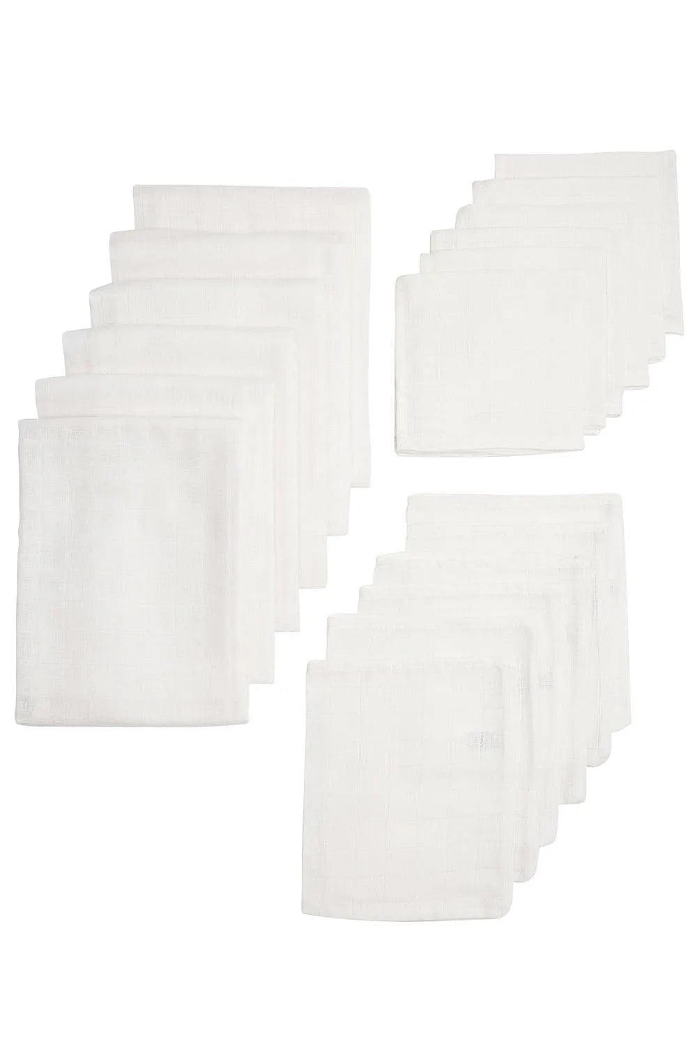 Meyco - Muslin Starterset Uni White 18pcs - Mari Kali Stores Cyprus