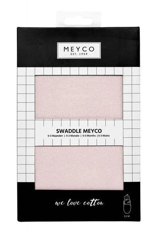 Meyco - Swaddle Meyco - Light Pink - 0-3m - Mari Kali Stores Cyprus