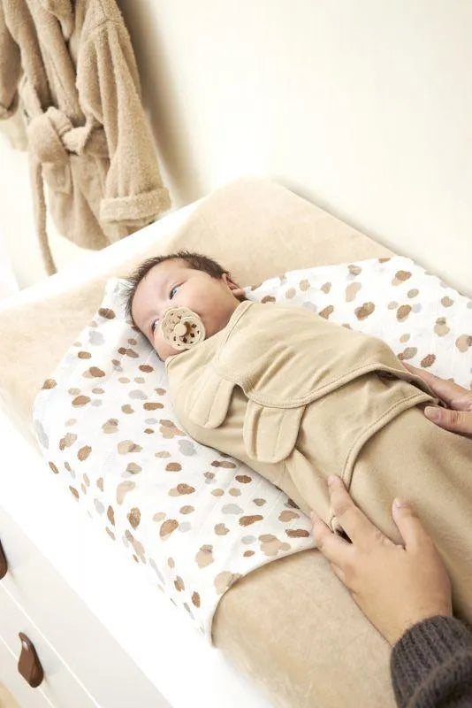 Meyco - Swaddle Meyco - Sand - 0-3m - Mari Kali Stores Cyprus