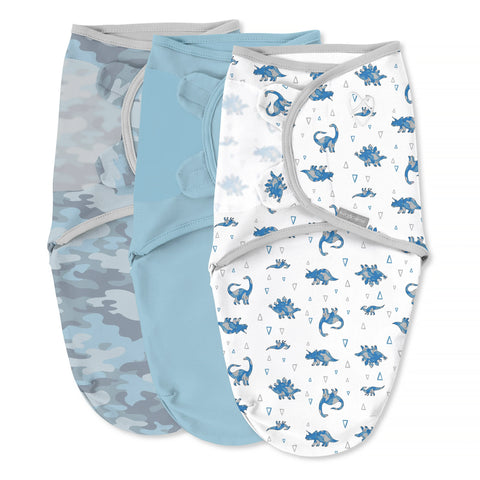 Original Swaddle, Size SM, 0-3 months, 3pack Dino Mite 1.0 tog