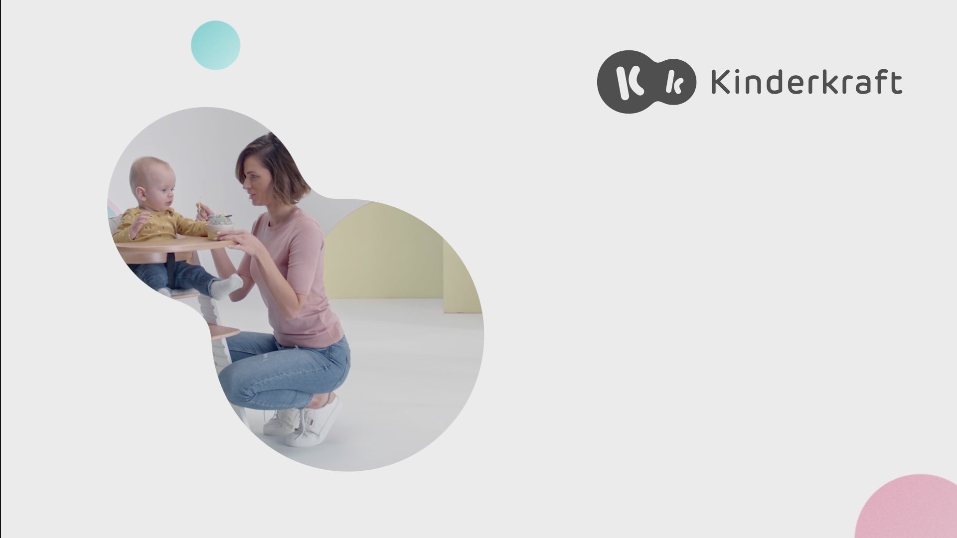Kinderkraft Enock 3in1 Feeding Chair