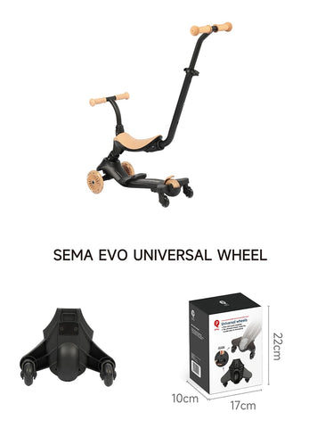 QPlay Sema Evo Universal Back Wheels
