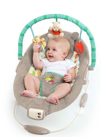 Bright Starts Disney Baby Winnie the Pooh Dots & Hunny Pots Baby Bouncer Infant Seat