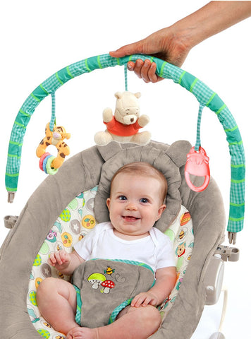Bright Starts Disney Baby Winnie the Pooh Dots & Hunny Pots Baby Bouncer Infant Seat