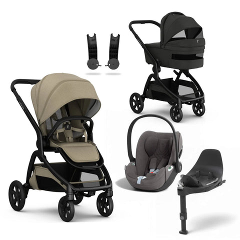 Redsbaby Onix Travel System Bundle – Bassinet, CYBEX Cloud T & Isofix Base