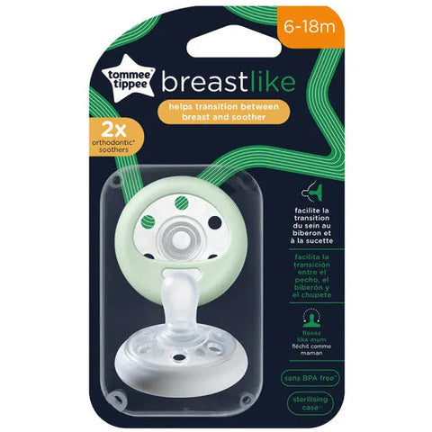 Tommee Tippee Breast-like Soothers 0-6m & 6-18m - Mari Kali Stores Cyprus