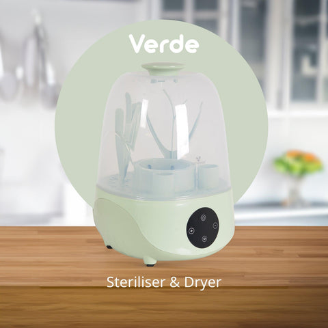 Cangaroo Bottle sterilizer Verde - Mari Kali Stores Cyprus