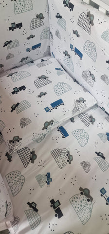 Mk Collection Bed Quilt & Pillow Emprime Cotton