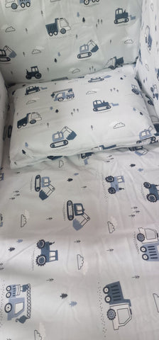 Mk Collection Bed Quilt & Pillow Emprime Cotton