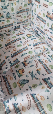Mk Collection Bed Quilt & Pillow Emprime Cotton