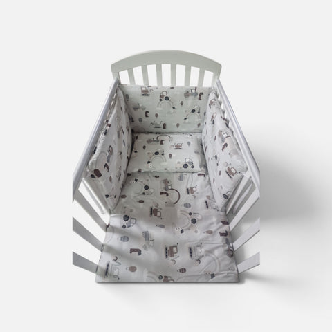 Mk Collection Bed Quilt & Pillow Emprime Cotton