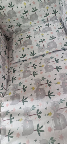 Mk Collection Bed Quilt & Pillow Emprime Cotton
