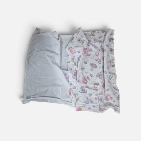 mk Collection Multipurpose Flannel Baby Sheet/Hospital Swaddle Winter  (6pc Set)