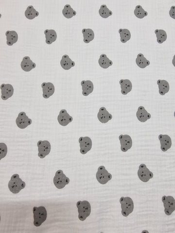 Mk Collection Muslin Fitted Carrycot Sheets - 2pcs Fitted