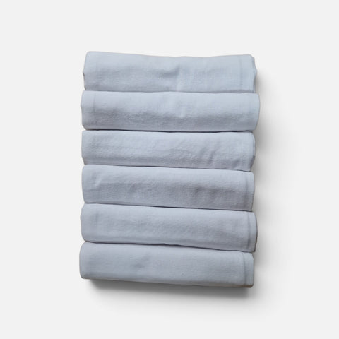 mk Collection Multipurpose Flannel Baby Sheet/Hospital Swaddle Winter  (6pc Set)