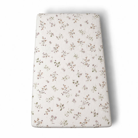 Mk Collection Muslin Fitted 50x90cm Side bed Sheets - 2pcs Fitted