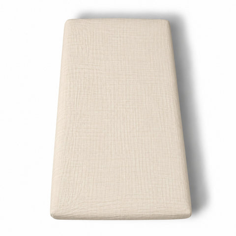 Mk Collection Muslin Fitted 50x90cm Side bed Sheets - 2pcs Fitted